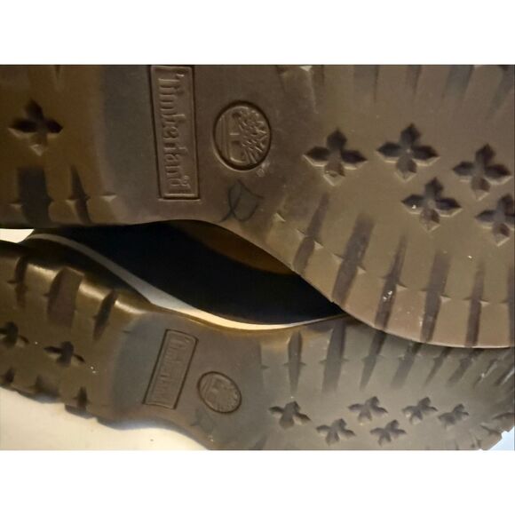 Timberland Women's Canary Leather Lace Up Wedge Ankle Boots Tan Brown Size 8 - Picture 11 of 13